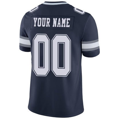 Custom D.Cowboys American Men's Youth And Women Stitched Navy Football Jerseys Personalize Birthday Gifts Jerseys view 3