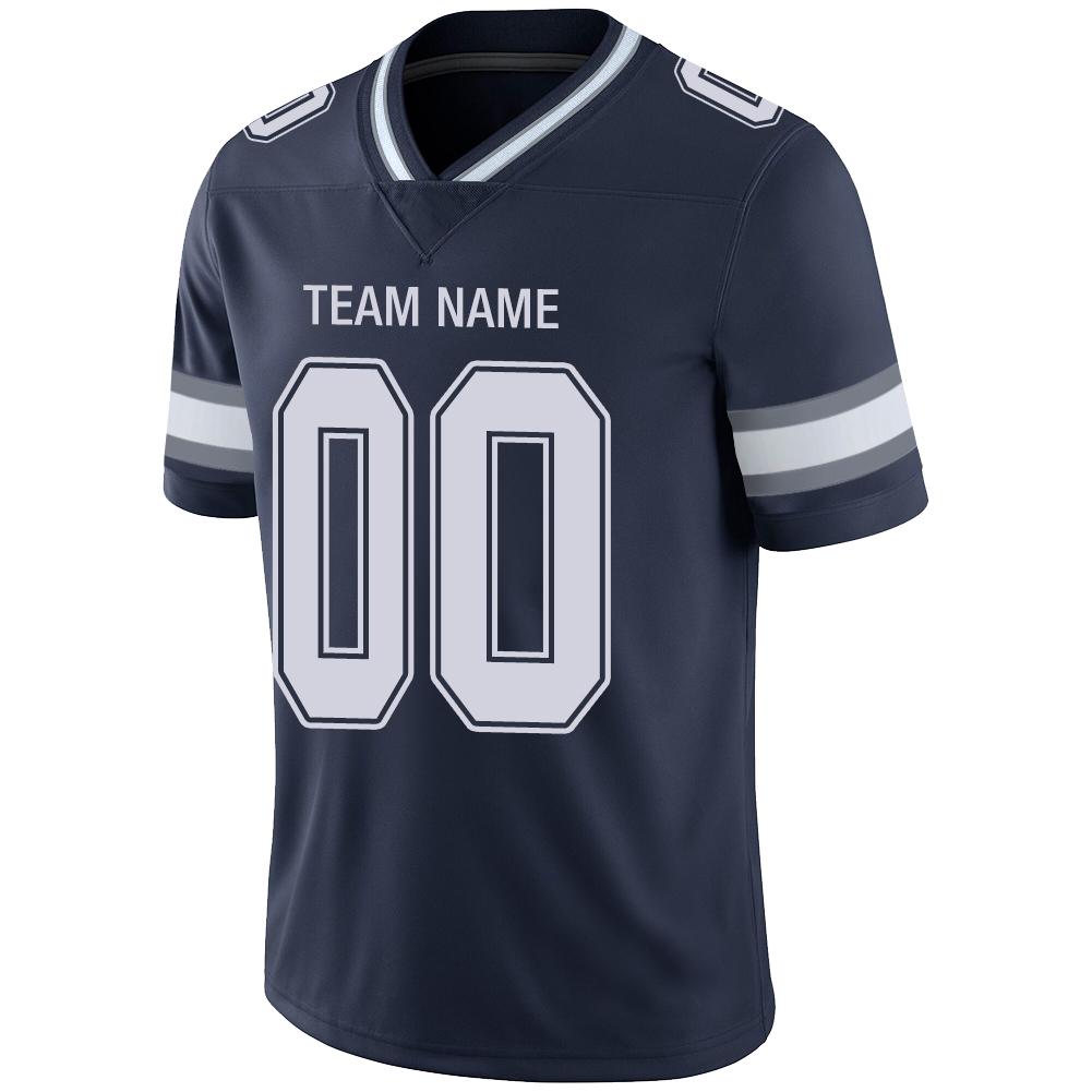 Custom D.Cowboys American Men's Youth And Women Stitched Navy Football Jerseys Personalize Birthday Gifts Jerseys view 4