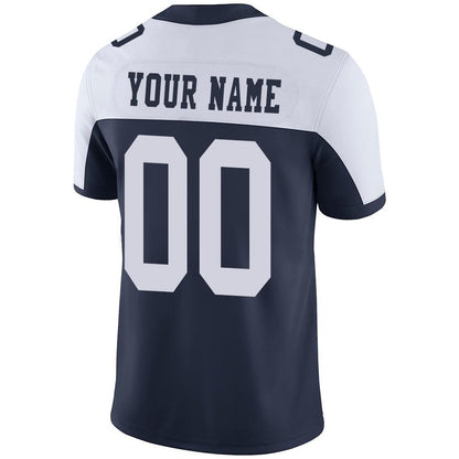 Custom D.Cowboys American Men's Youth And Women Stitched Navy Football Jerseys Personalize Birthday Gifts Jerseys view 3