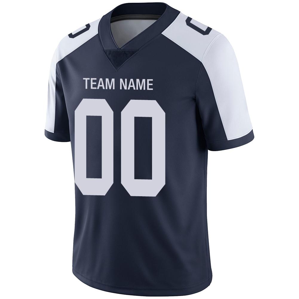 Custom D.Cowboys American Men's Youth And Women Stitched Navy Football Jerseys Personalize Birthday Gifts Jerseys view 4