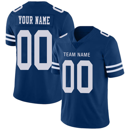 Custom D.Cowboys Stitched American Football Jerseys Personalize Birthday Gifts Blue Jersey - Main View
