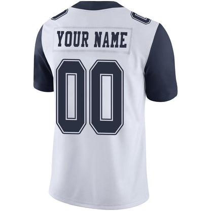 Custom D.Cowboys American Men's Youth And Women Stitched White Football Jersey Personalize Birthday Gifts Jerseys view 3