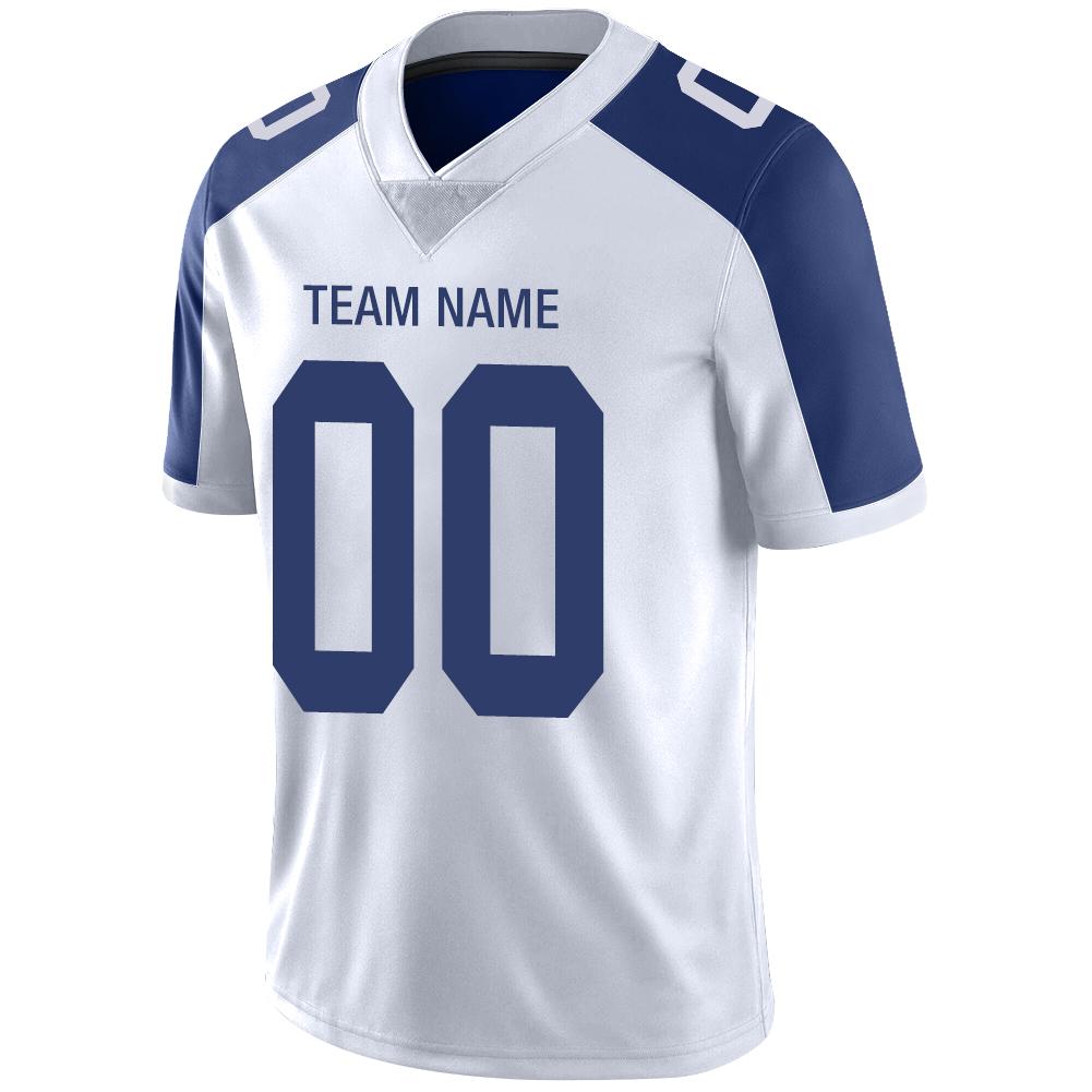 Custom D.Cowboys American Men's Youth And Women  Stitched White Personalize Birthday Gifts Jerseys Football Jerseys view 4