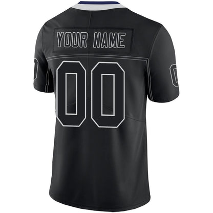 Custom D.Cowboys American Men's Youth And Women Stitched Black Football Jerseys Personalize Birthday Gifts Jerseys view 3
