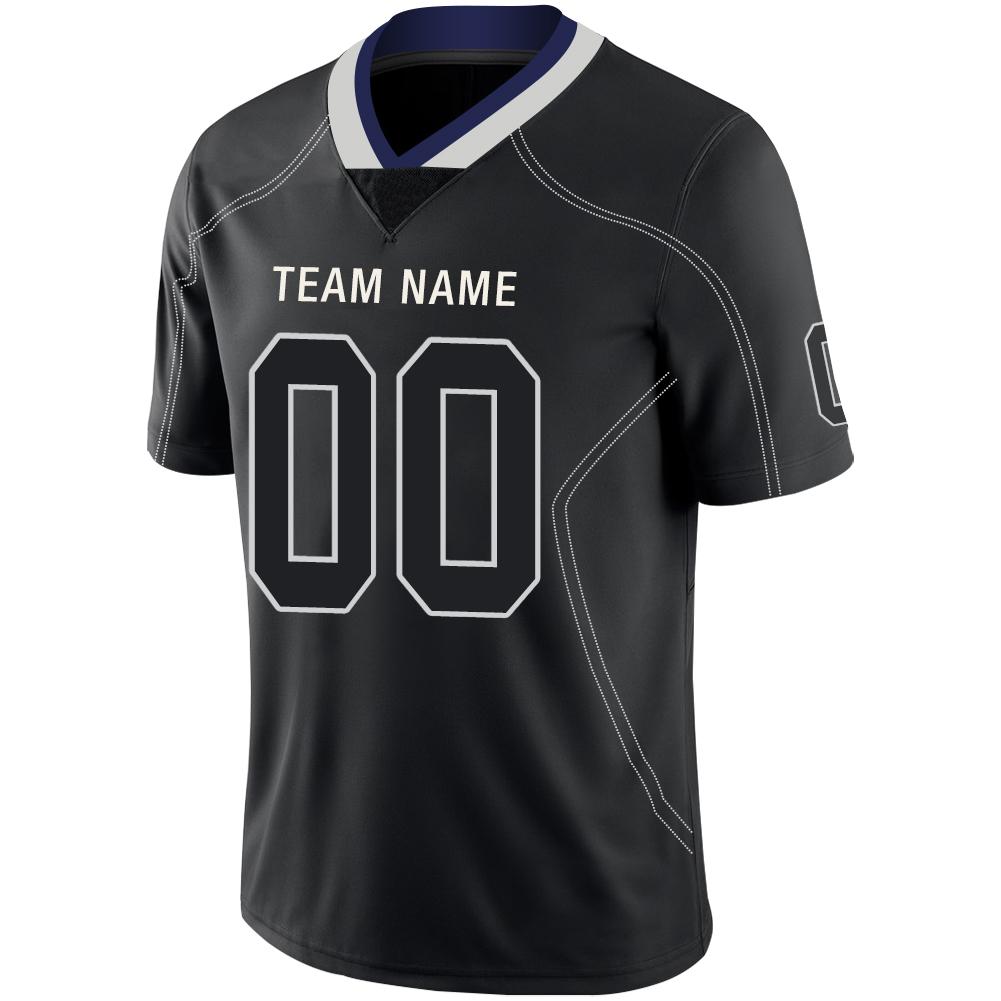Custom D.Cowboys American Men's Youth And Women Stitched Black Football Jerseys Personalize Birthday Gifts Jerseys view 4