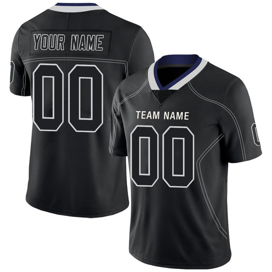 Custom D.Cowboys American Men's Youth And Women Stitched Black Football Jerseys Personalize Birthday Gifts Jerseys - Main View