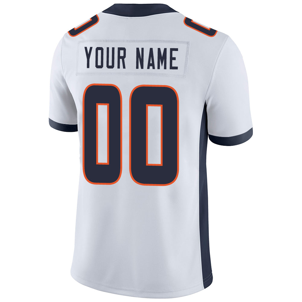 Custom D.Broncos Stitched American Jerseys Personalize Birthday Gifts White Football Jersey view 3