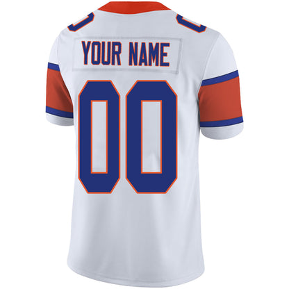 Custom D.Broncos Stitched American Football Jerseys Personalize Birthday Gifts White Jersey view 3