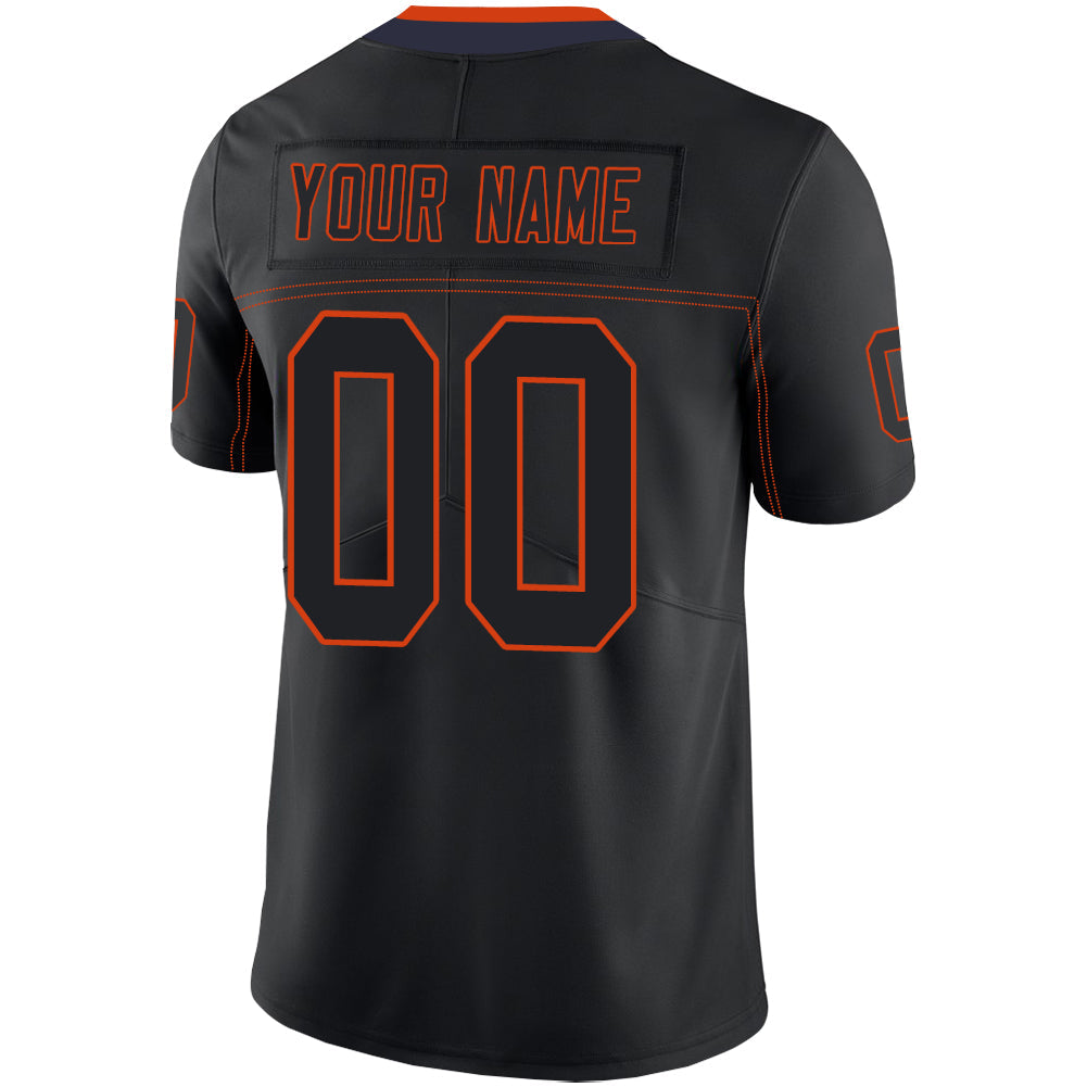 Custom D.Broncos Stitched American Football Jerseys Personalize Birthday Gifts Black Jersey view 3