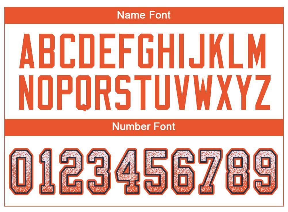 Custom White Orange-Navy Drift Fashion Football Jersey view 4