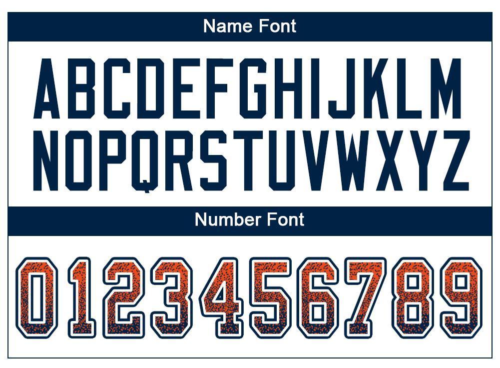 Custom Orange Navy-White Drift Fashion Football Jersey view 4