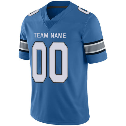 Custom D.Lions  Stitched American Jerseys Personalize Birthday Gifts Blue Football Jersey view 4