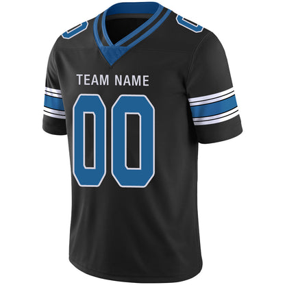 Custom D.Lions Stitched American Football Jerseys Personalize Birthday Gifts Black Jersey view 4