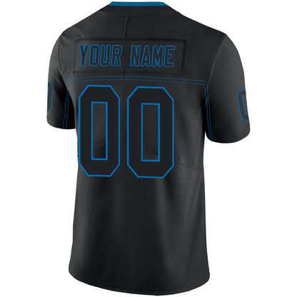 Custom D.Lions Stitched American Football Jerseys Personalize Birthday Gifts Black Jersey view 3