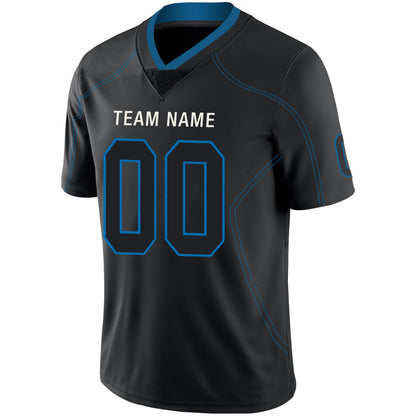 Custom D.Lions Stitched American Football Jerseys Personalize Birthday Gifts Black Jersey view 4