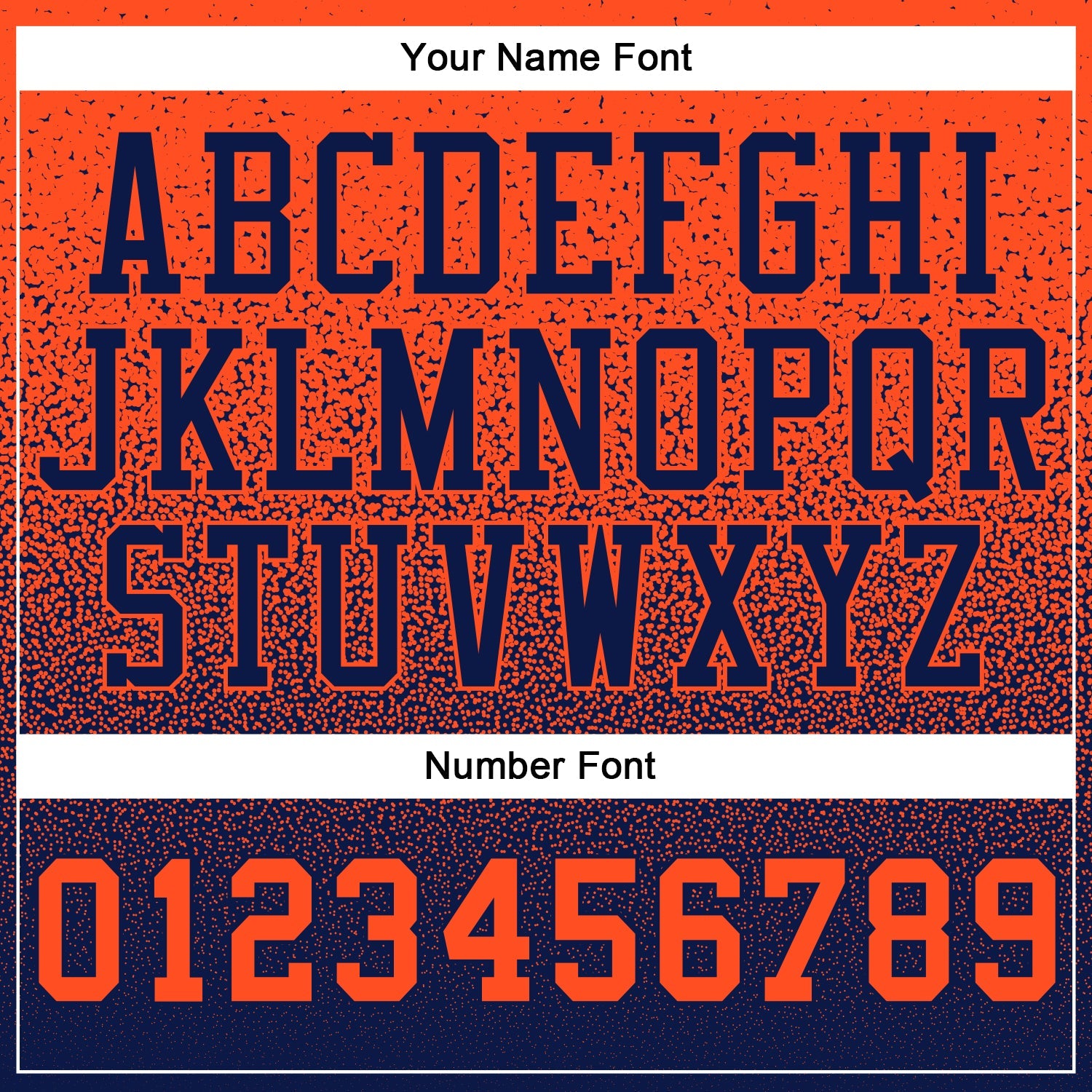 Custom Stitched Navy Orange Fade Fashion Sports Pullover Sweatshirt Hoodie view 4