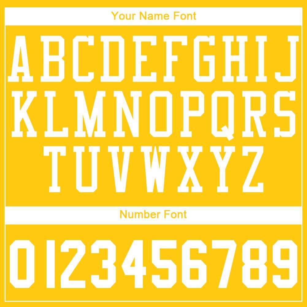 Custom Gold White Round Neck Basketball Uniform Jersey view 4