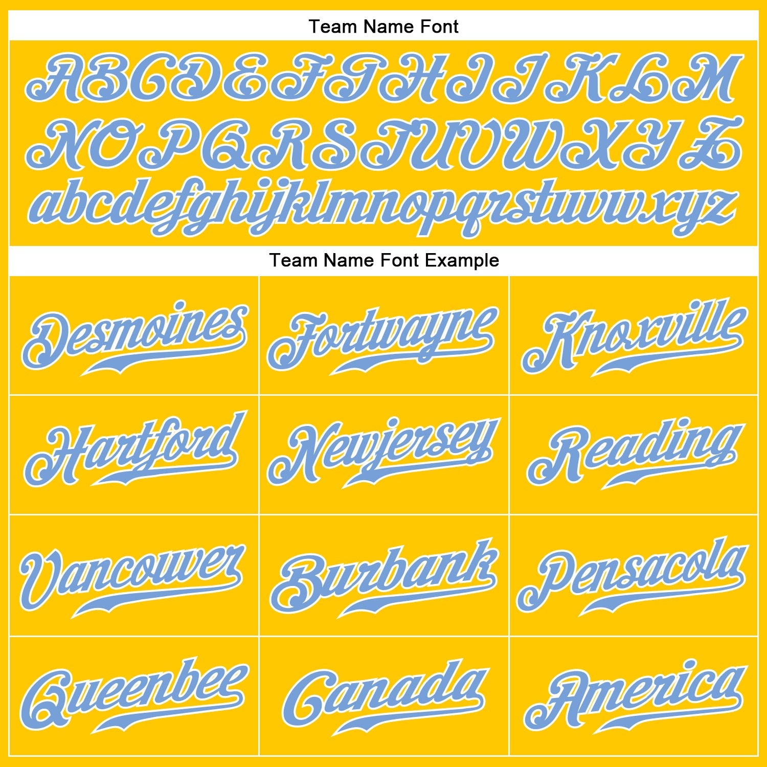 Custom Gold Light Blue-White Authentic Baseball Jersey view 4