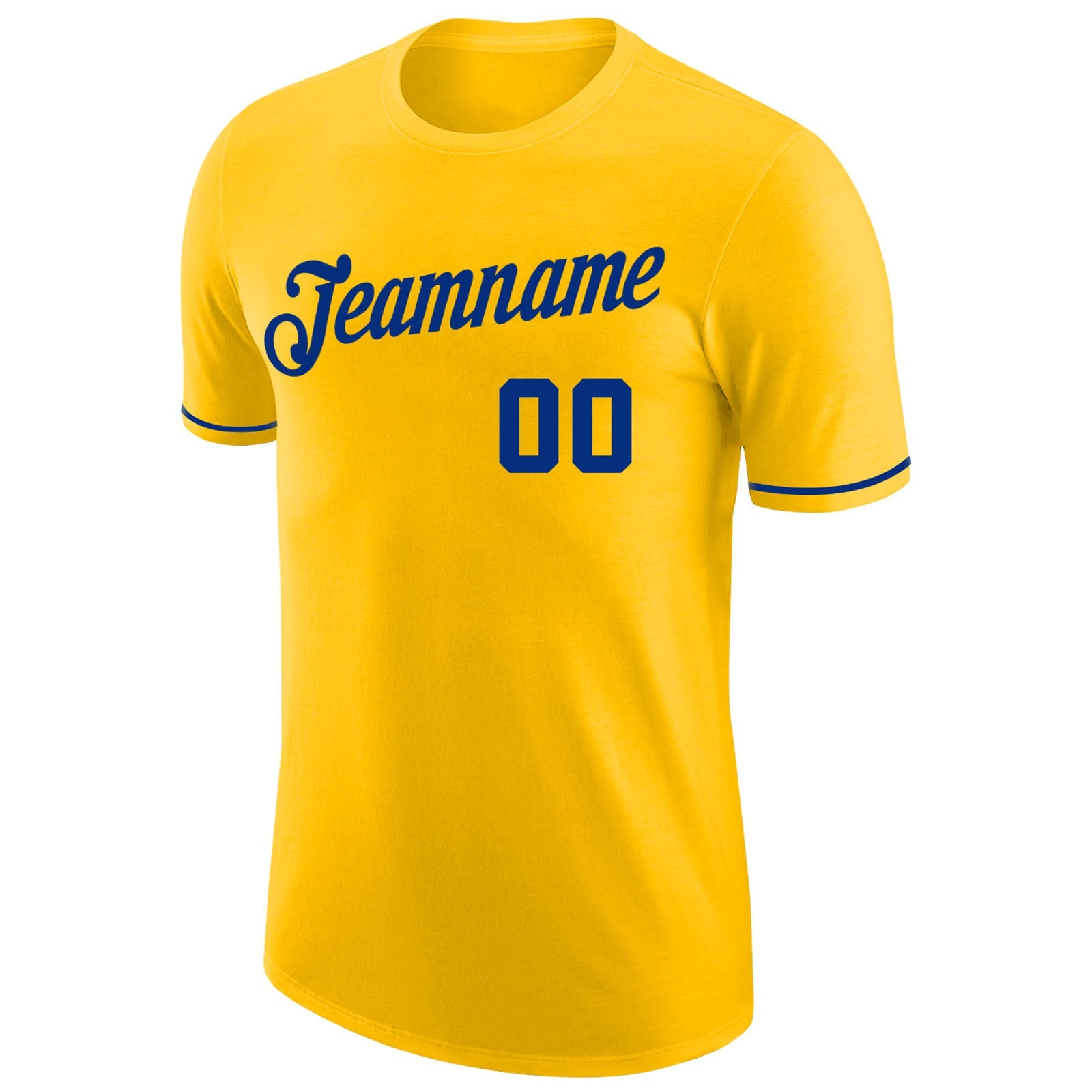 Custom Gold Royal Performance T-Shirt view 5