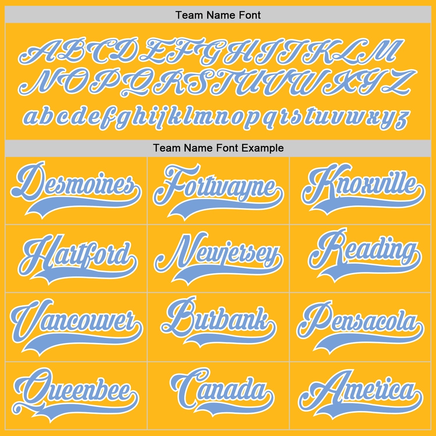Custom Gold Light Blue-White Hockey Jersey view 4