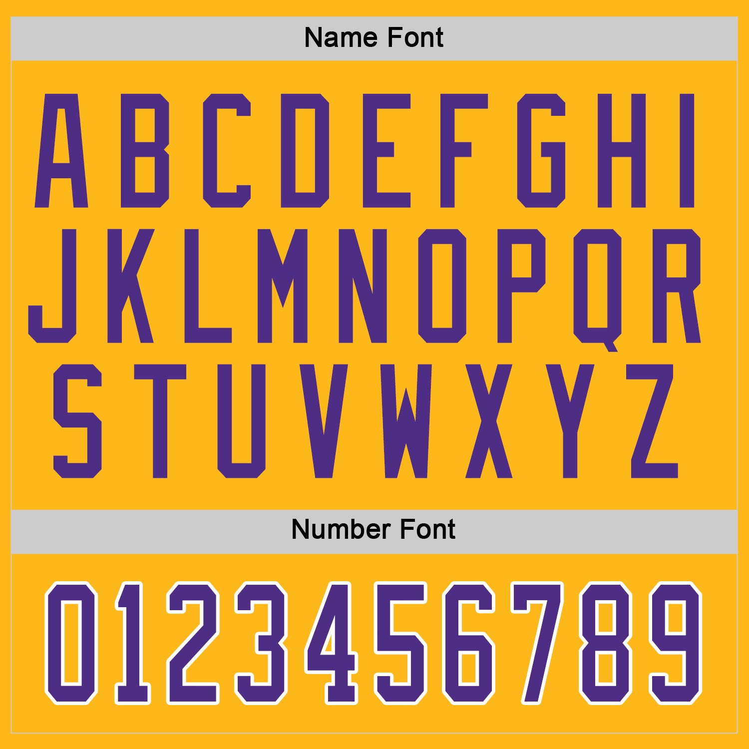 Custom Gold Purple-White Hockey Jersey view 3