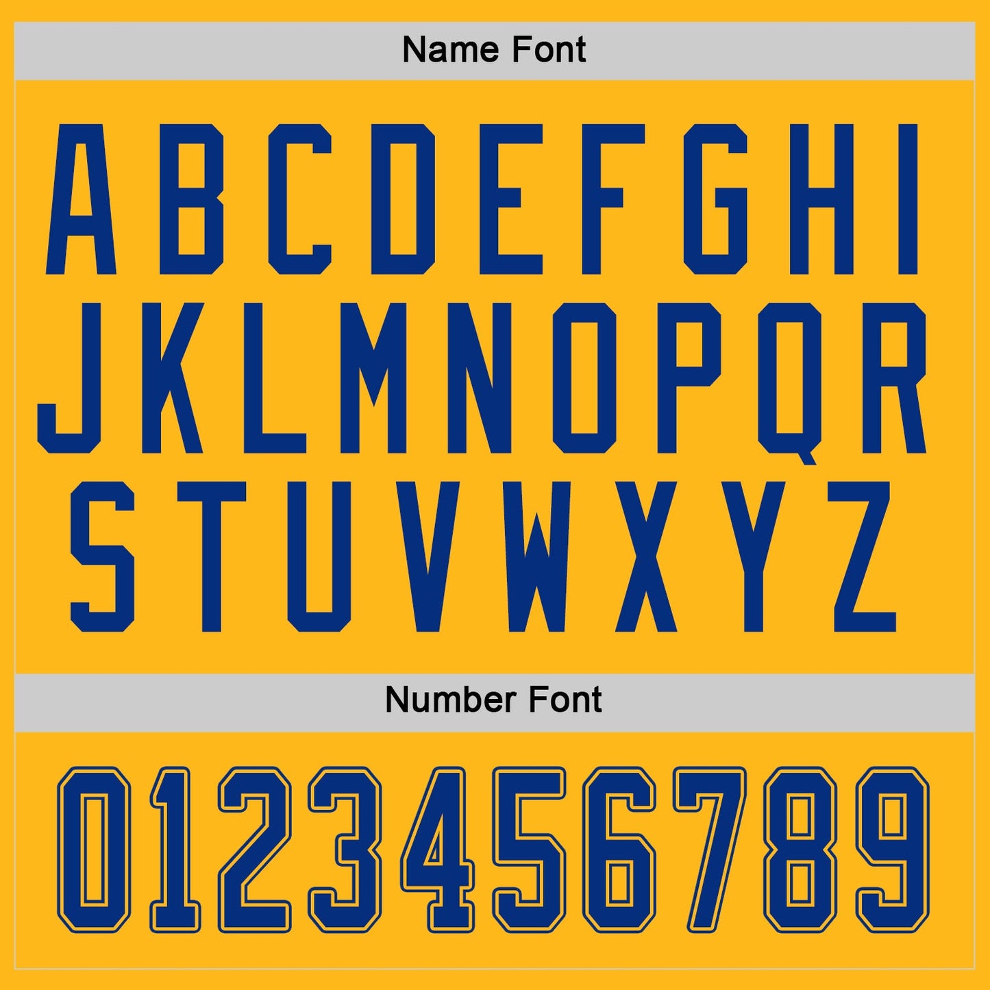 Custom Gold Royal-White Hockey Jersey view 3