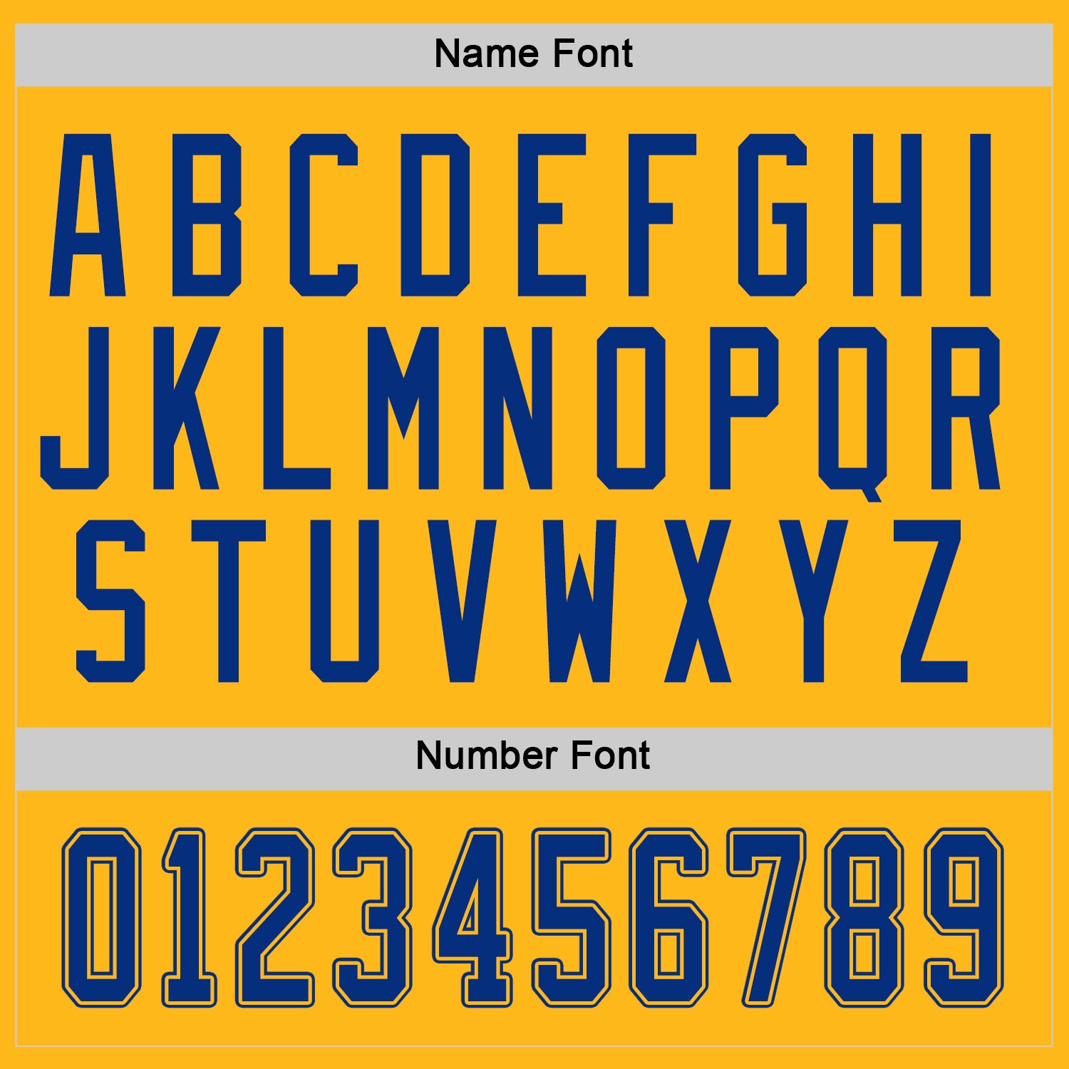 Custom Gold Royal-White Hockey Jersey view 3