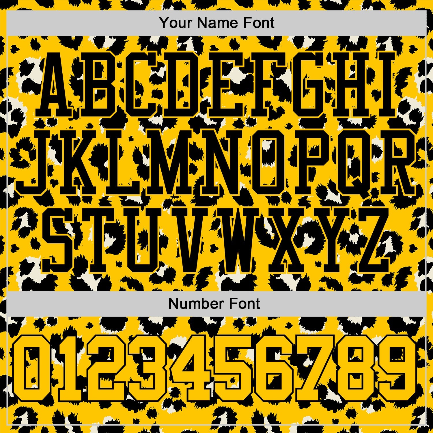 Custom Stitched Gold Gold-Black 3D Pattern Design Leopard Sports Pullover Sweatshirt Hoodie view 4