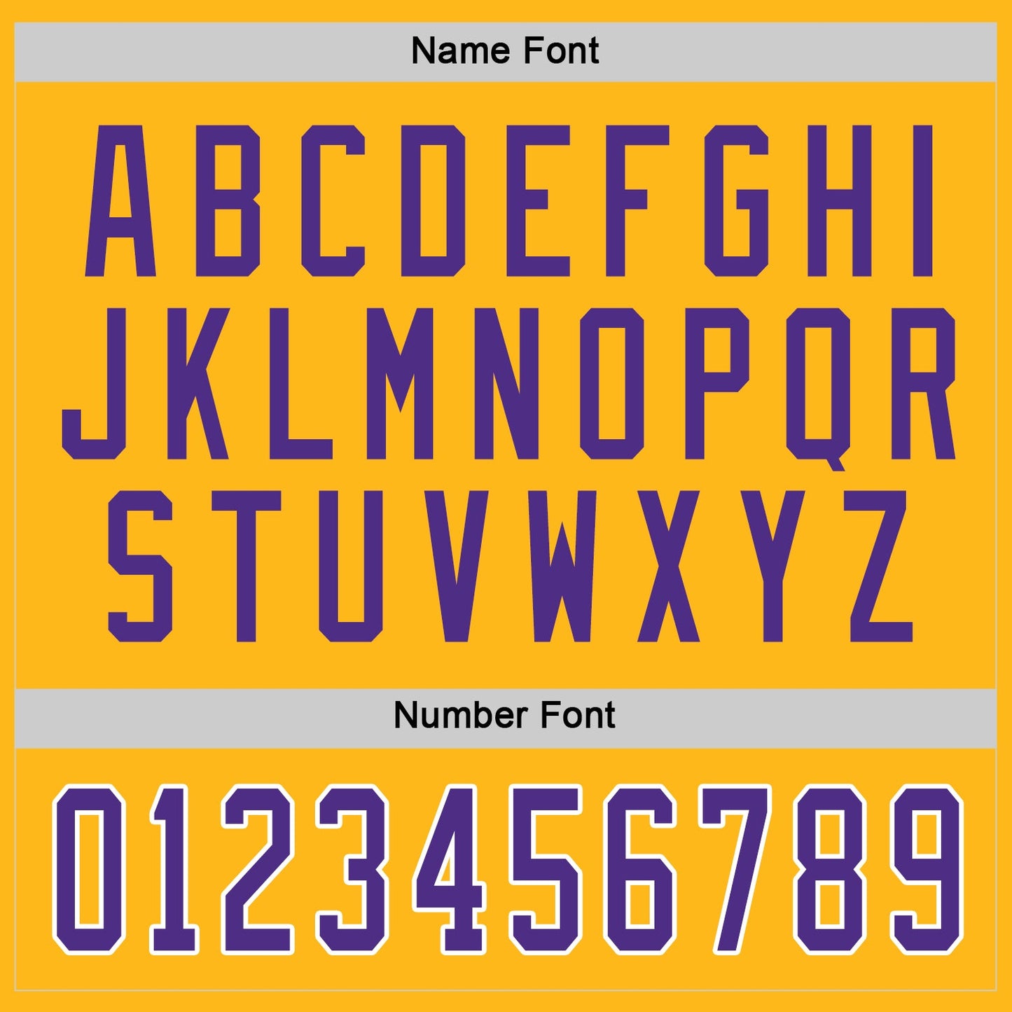 Custom Gold Purple-White Hockey Jersey view 3