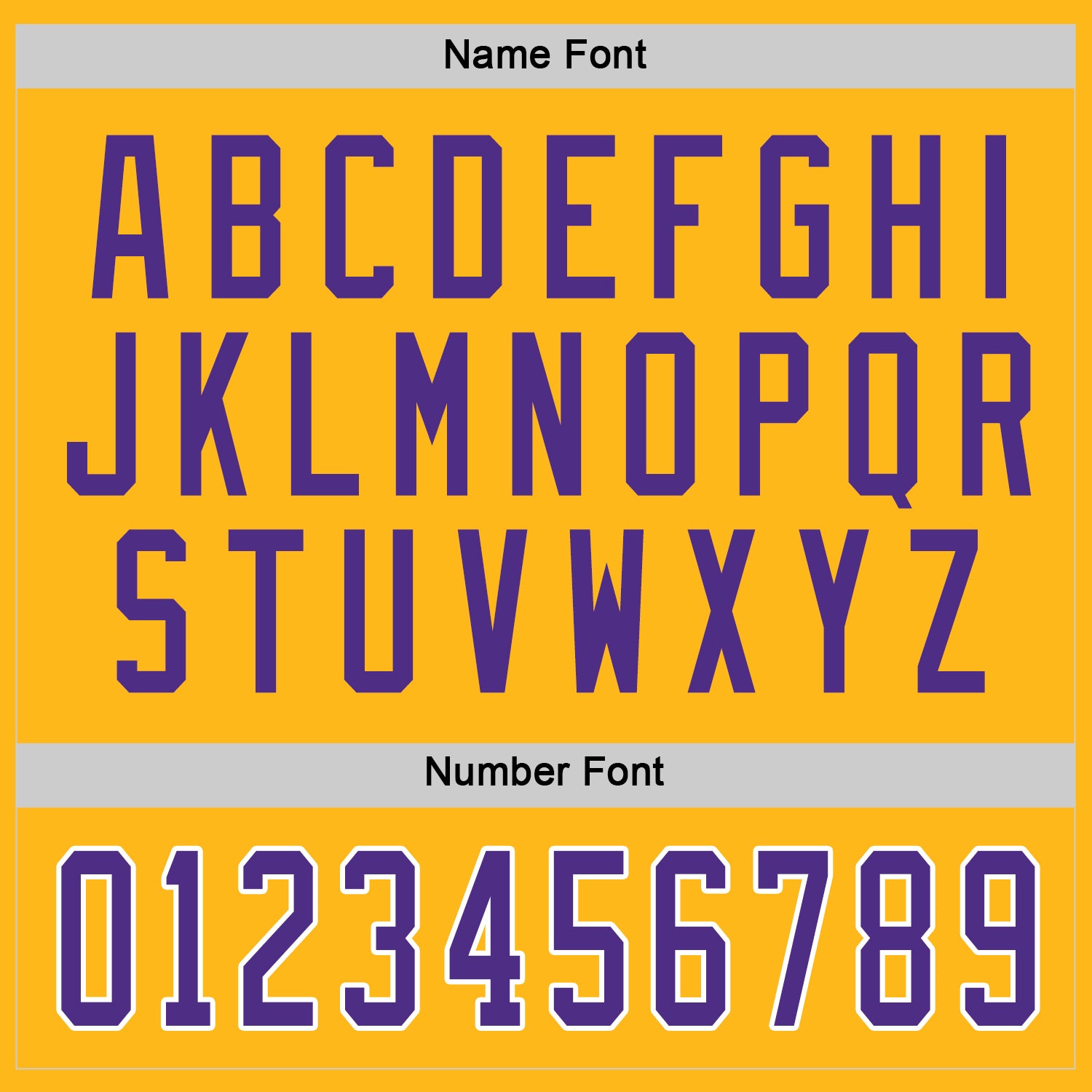 Custom Gold Purple-White Hockey Jersey view 3