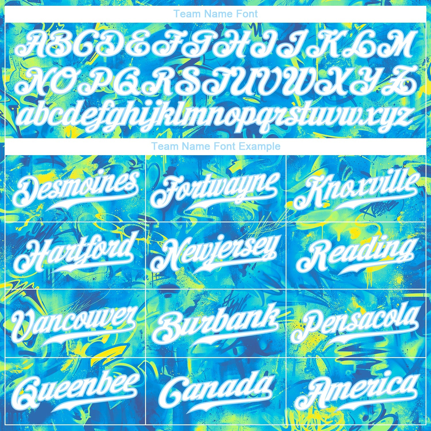 Custom Scratch Graffiti Pattern White-Light Blue 3D Authentic Baseball Jersey view 4