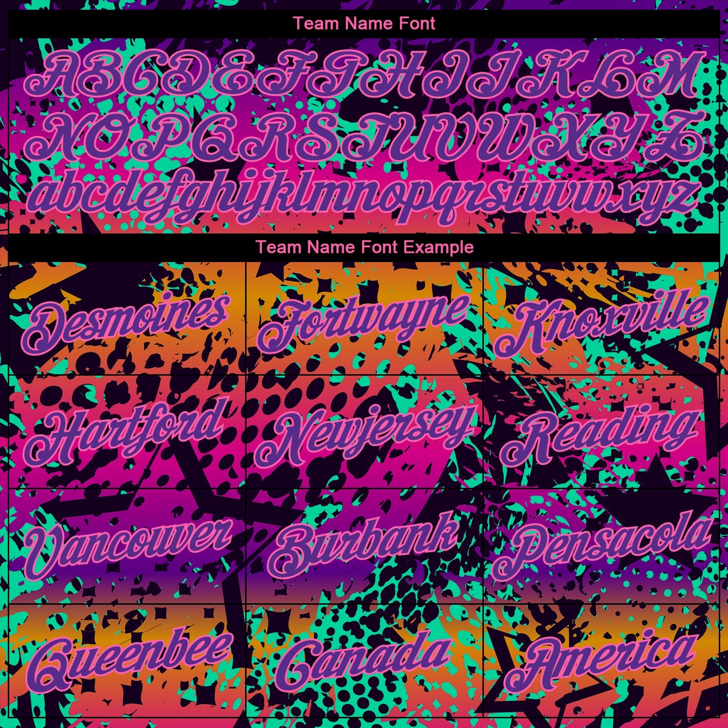 Custom Stitched Graffiti Pattern Purple-Pink 3D Sports Pullover Sweatshirt Hoodie view 5