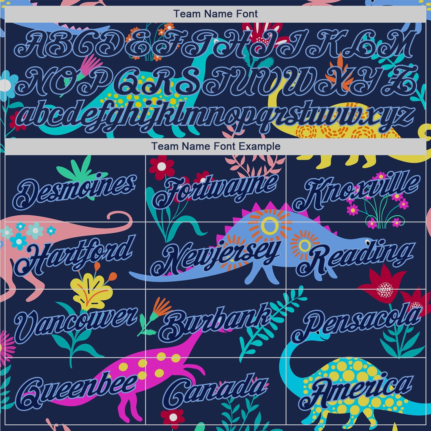 Custom Stitched Graffiti Pattern Navy-Light Blue 3D Dinosaur Sports Pullover Sweatshirt Hoodie view 5