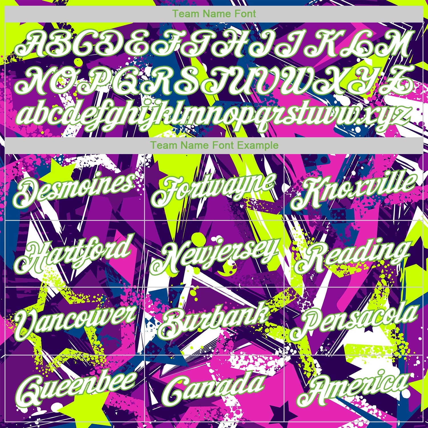 Custom Stitched Graffiti Pattern Neon Green-White 3D Sports Pullover Sweatshirt Hoodie view 5