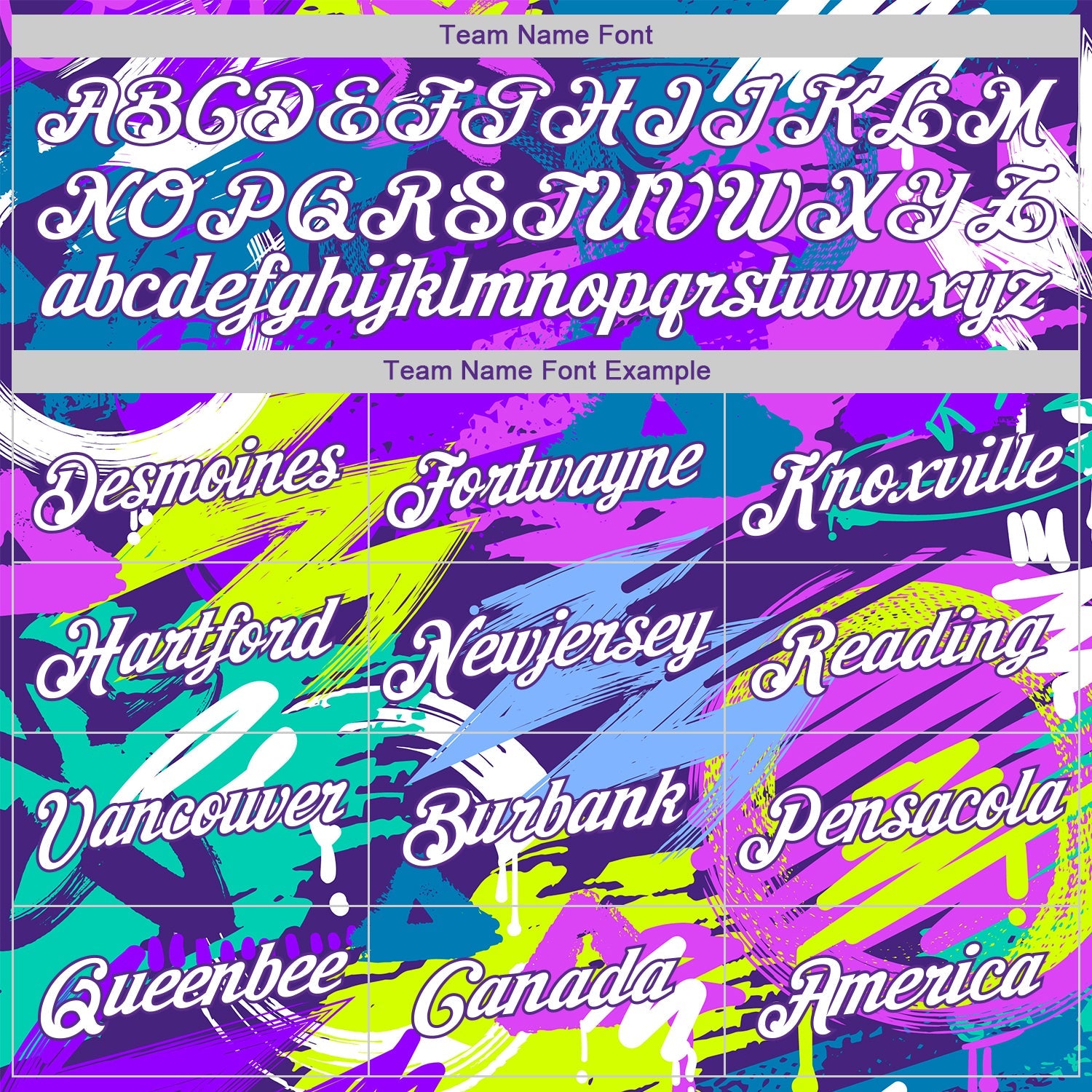 Custom Stitched Graffiti Pattern Purple-White 3D Sports Pullover Sweatshirt Hoodie view 5