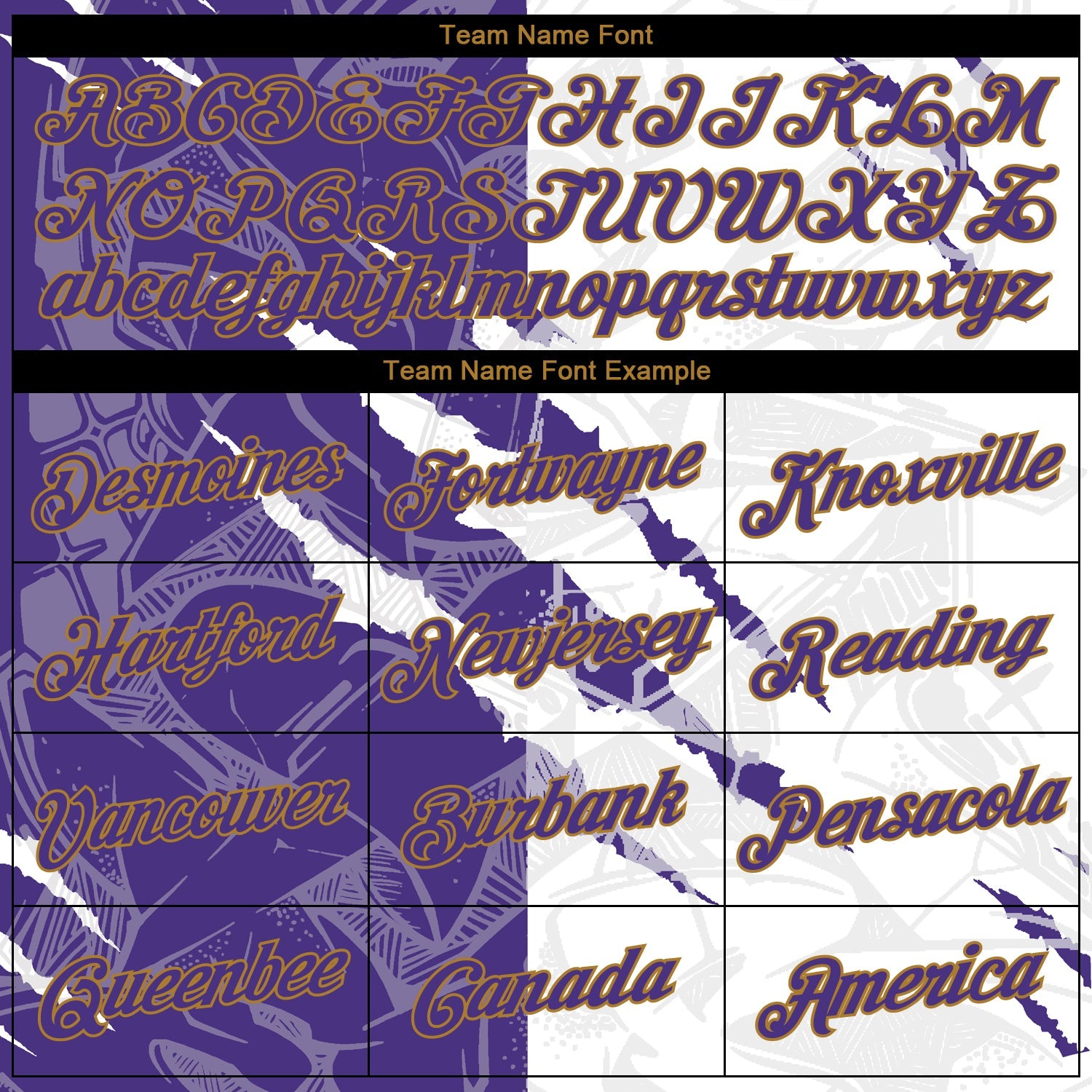 Custom Stitched Graffiti Pattern Purple-Old Gold 3D Sports Pullover Sweatshirt Hoodie view 3