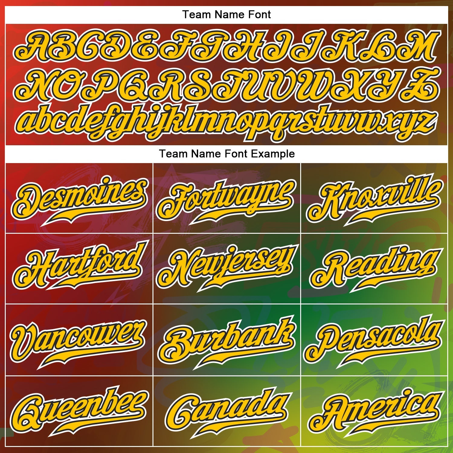 Custom Graffiti Pattern Gold-Black 3D Authentic Baseball Jersey view 4