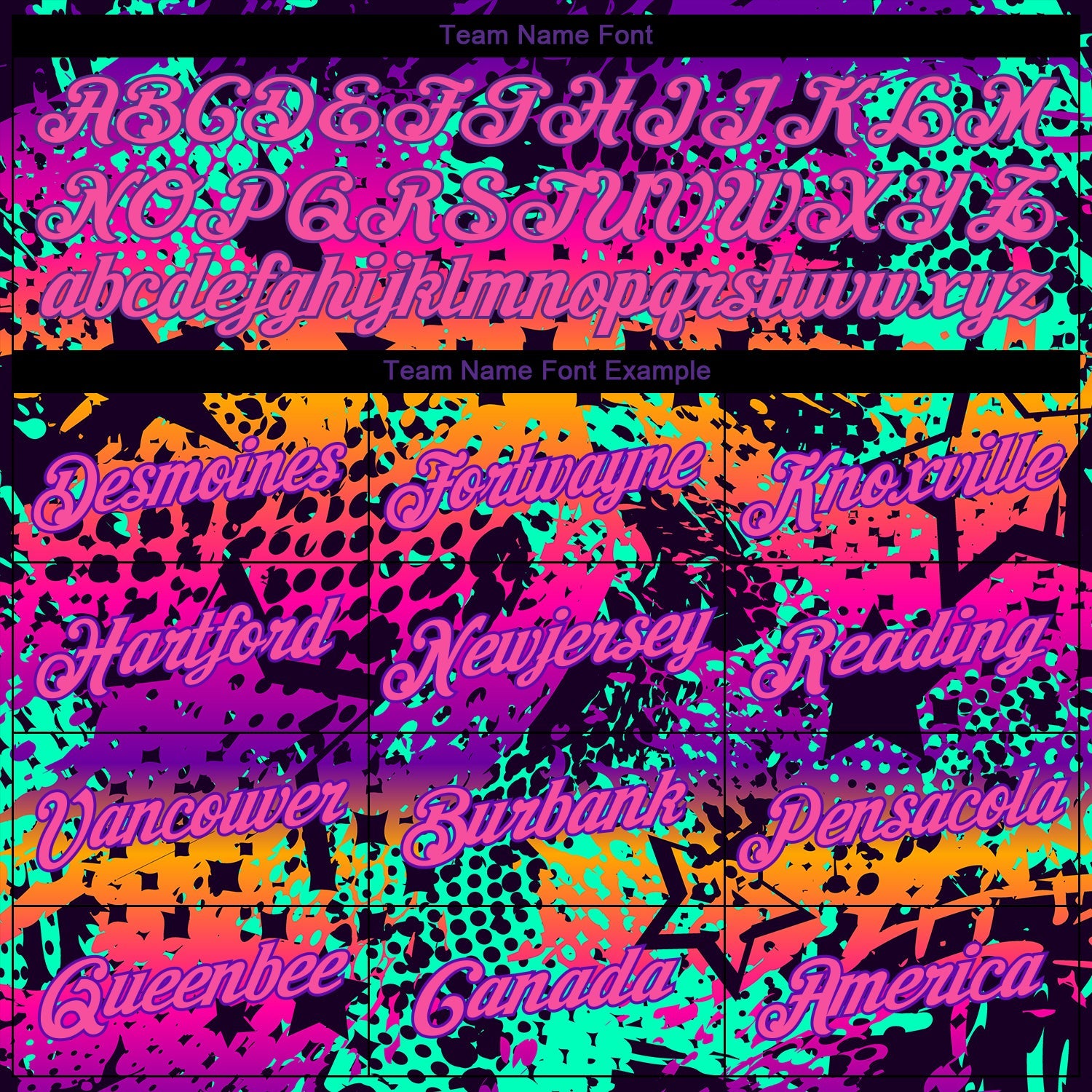 Custom Graffiti Pattern Pink-Purple 3D Performance T-Shirt view 3