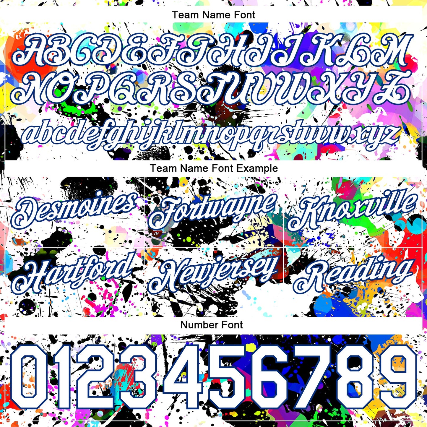 Custom Graffiti Pattern White-Royal 3D Authentic Basketball Shorts view 3