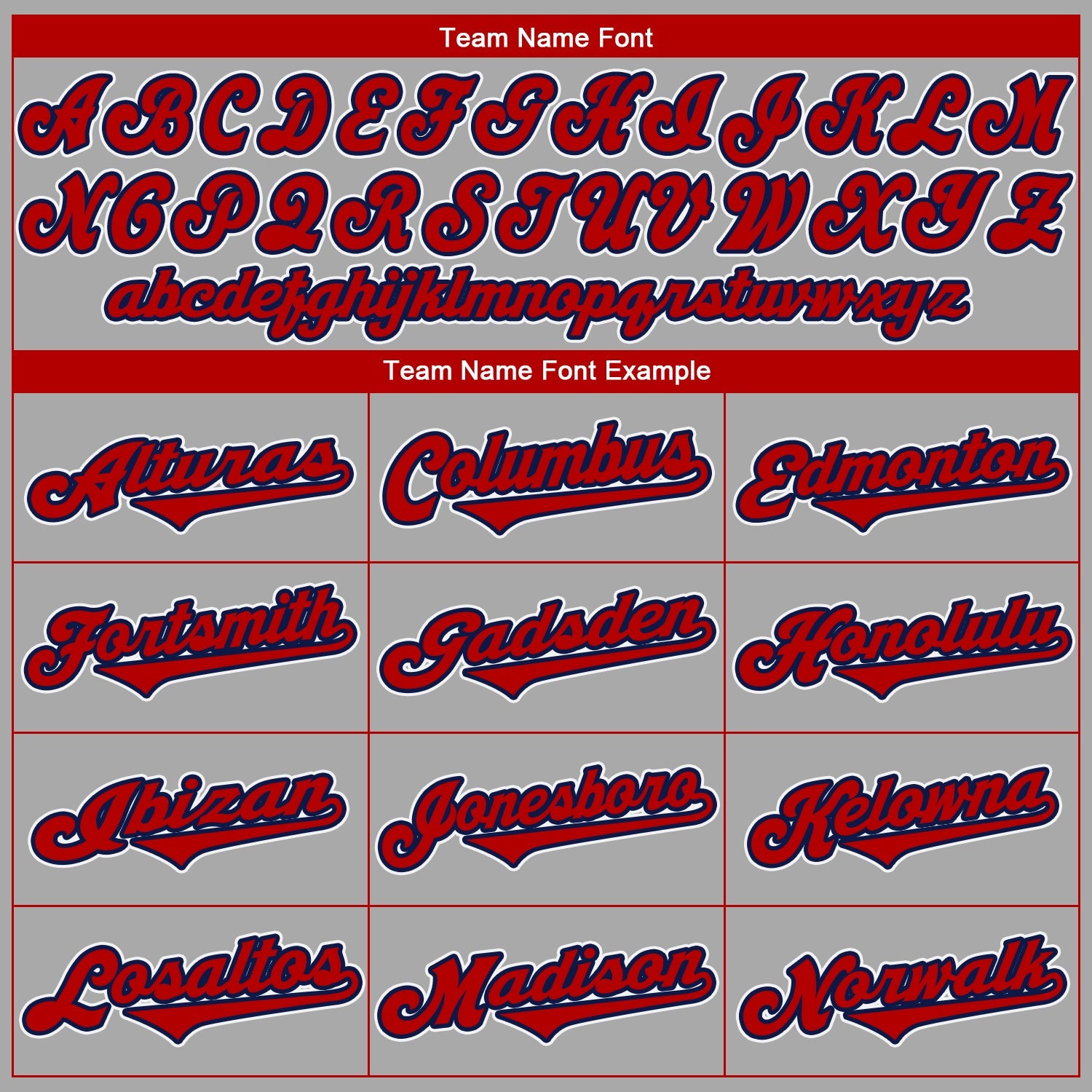 Custom Gray Red-Navy Authentic Baseball Jersey view 5