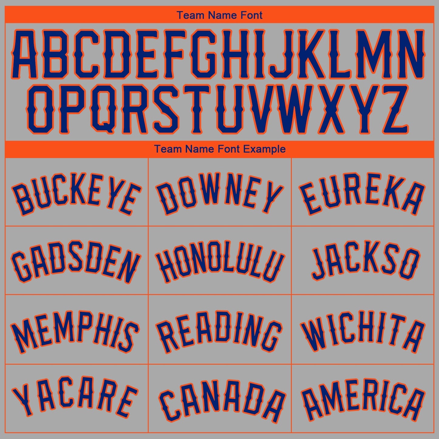 Custom Gray Royal-Orange Authentic Baseball Jersey view 5