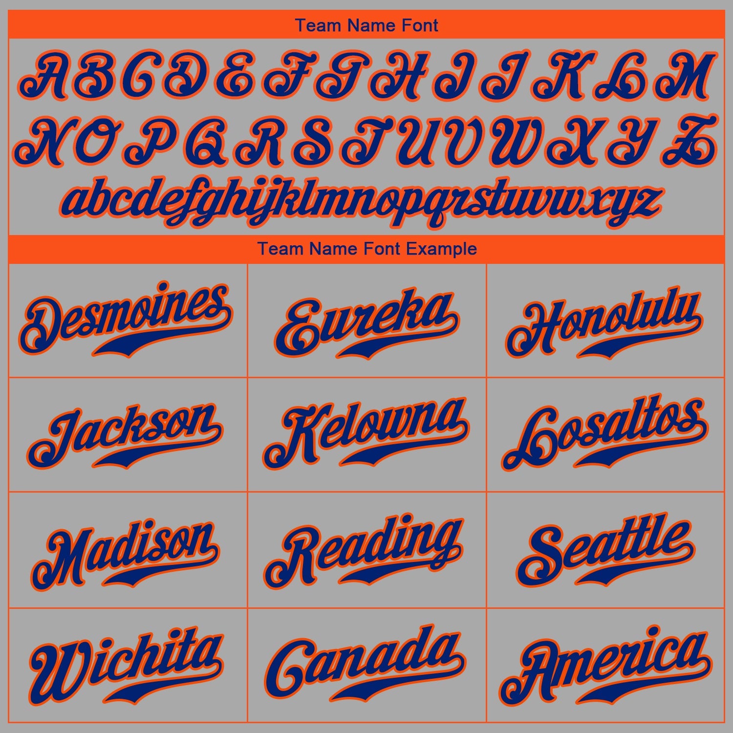 Custom Gray Royal-Orange Authentic Baseball Jersey view 5