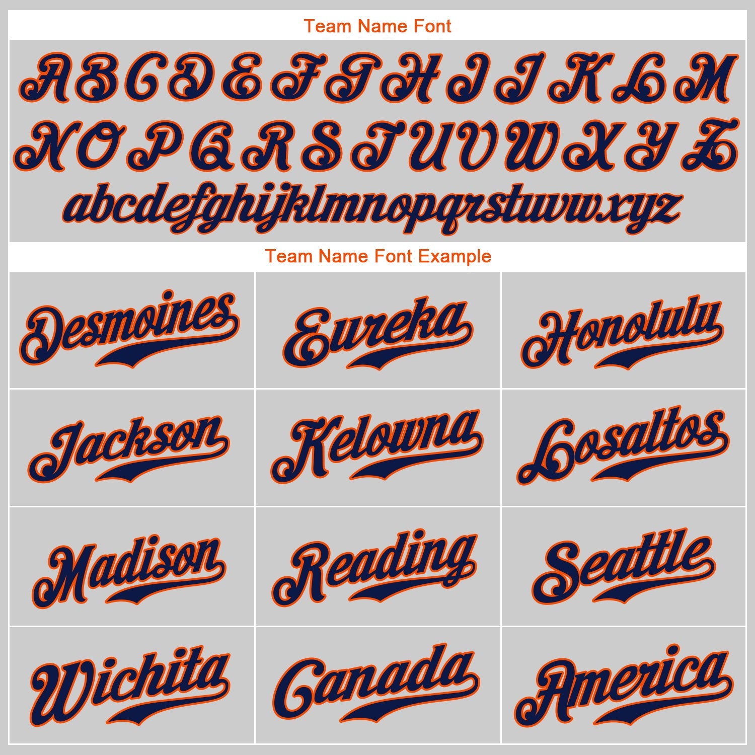Custom Gray Navy-Orange Authentic Baseball Jersey view 5