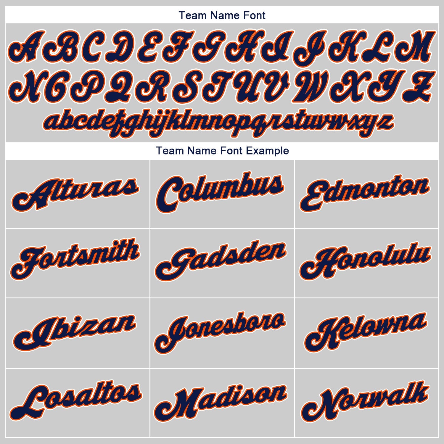 Custom Gray Navy-Orange Authentic Baseball Jersey view 5