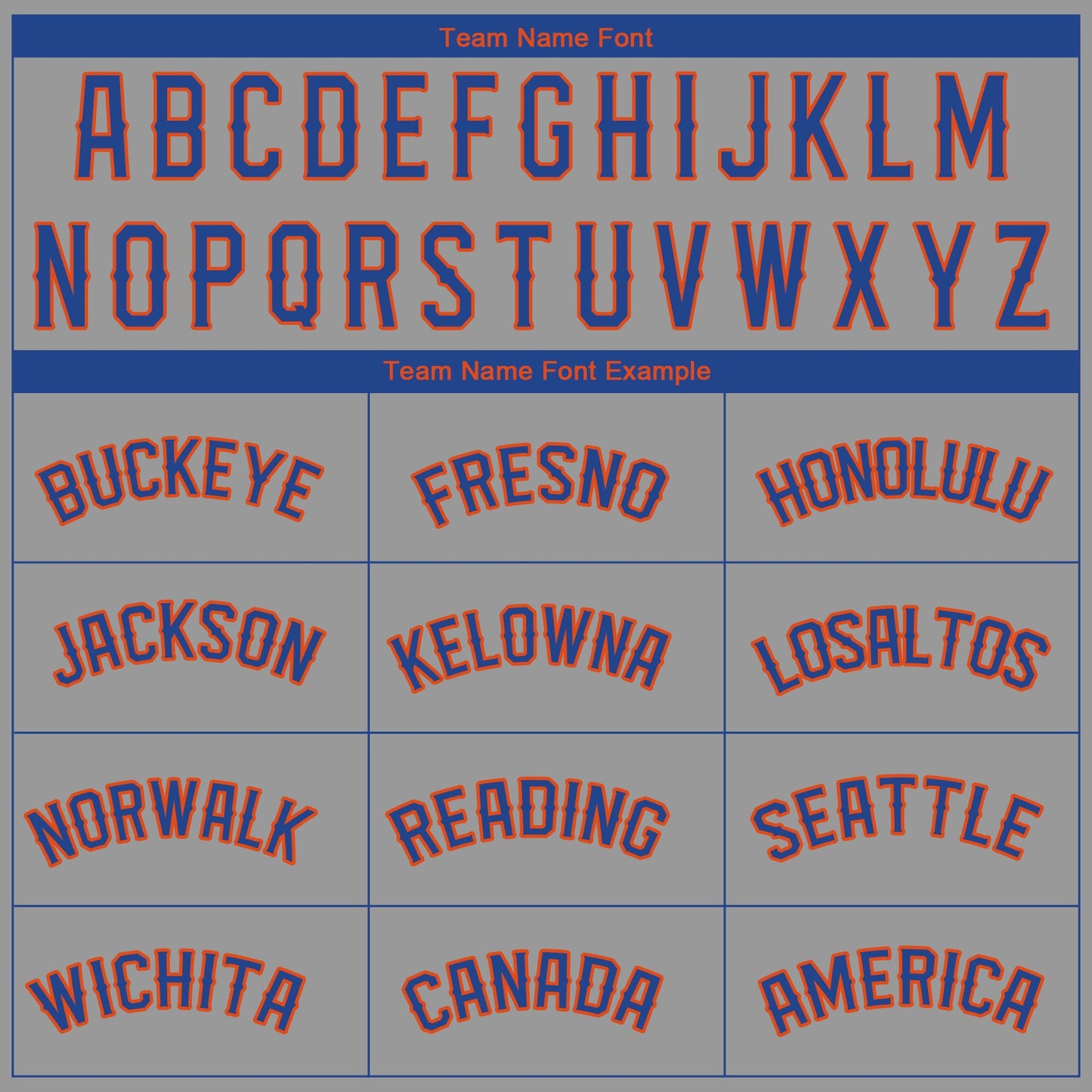 Custom Gray Royal-Orange Performance T-Shirt view 4