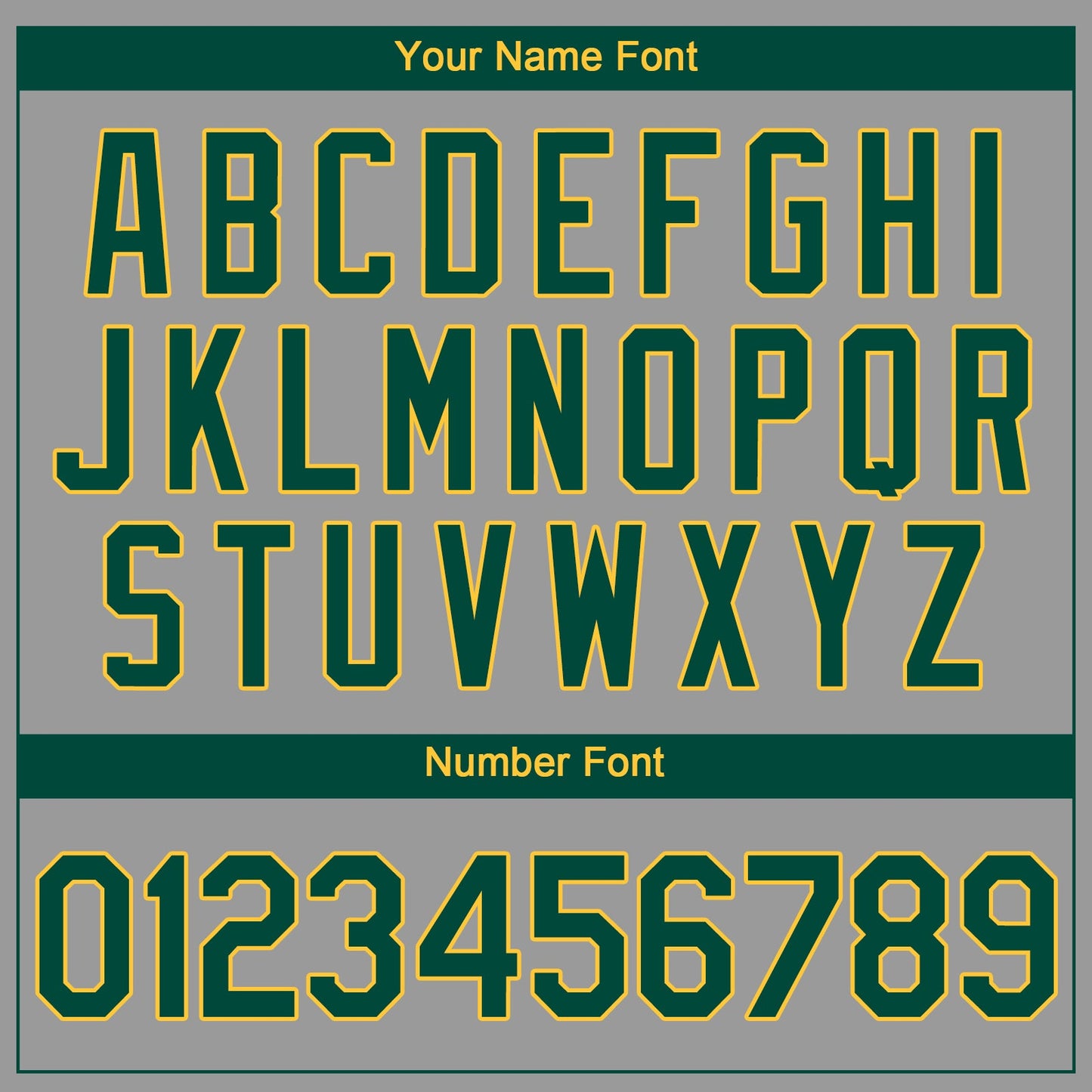 Custom Gray Green-Gold Performance T-Shirt view 3