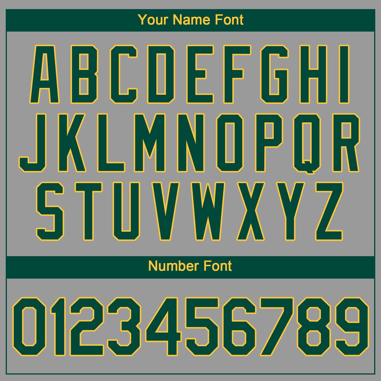 Custom Gray Green-Gold Performance T-Shirt view 3