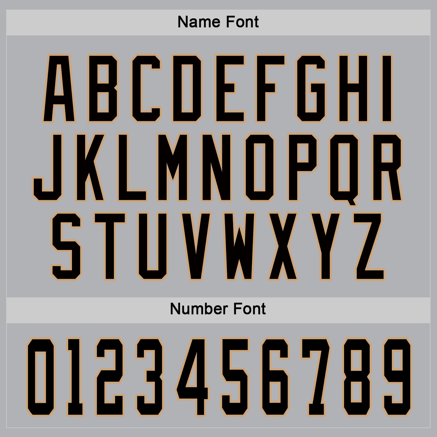 Custom Gray Black-Old Gold Hockey Jersey view 5