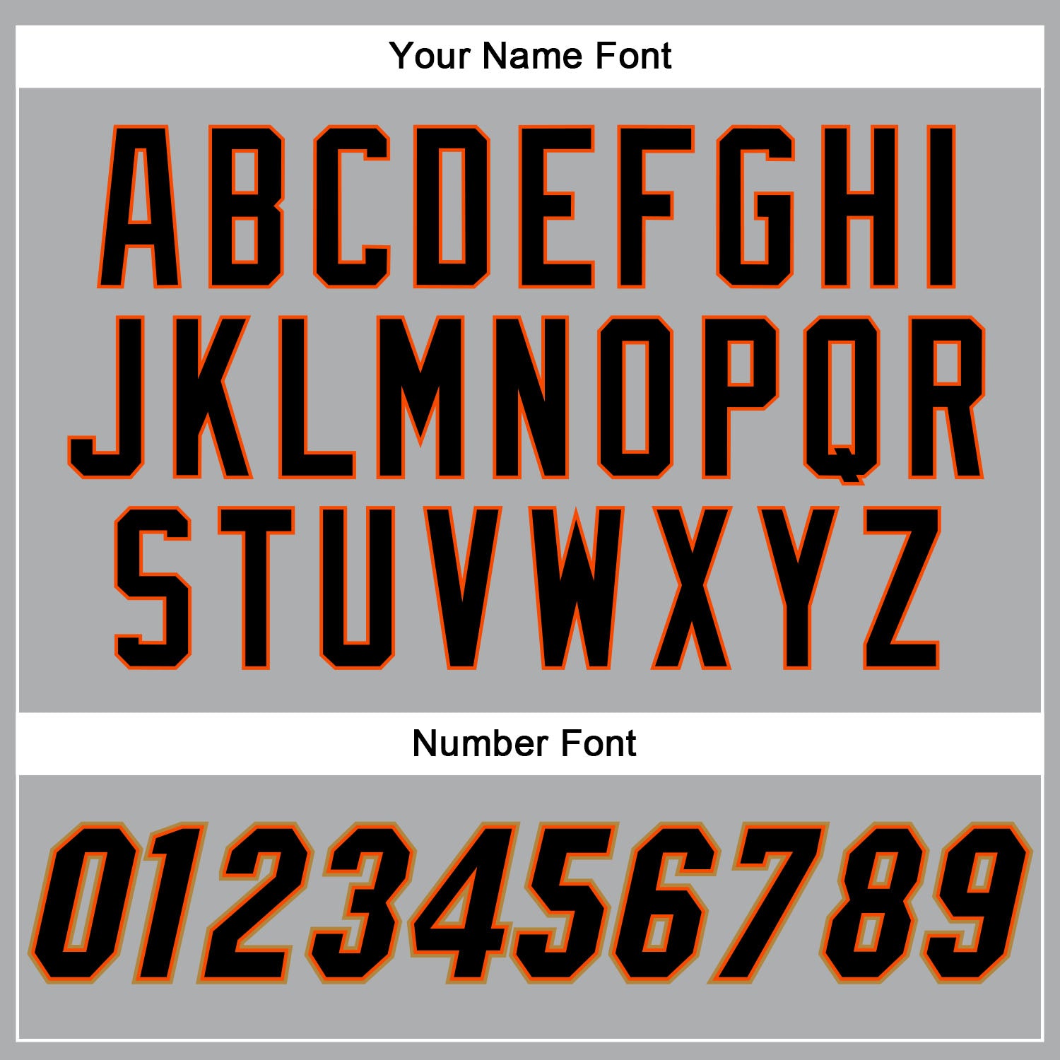 Custom Gray Black-Orange Authentic Baseball Jersey view 5