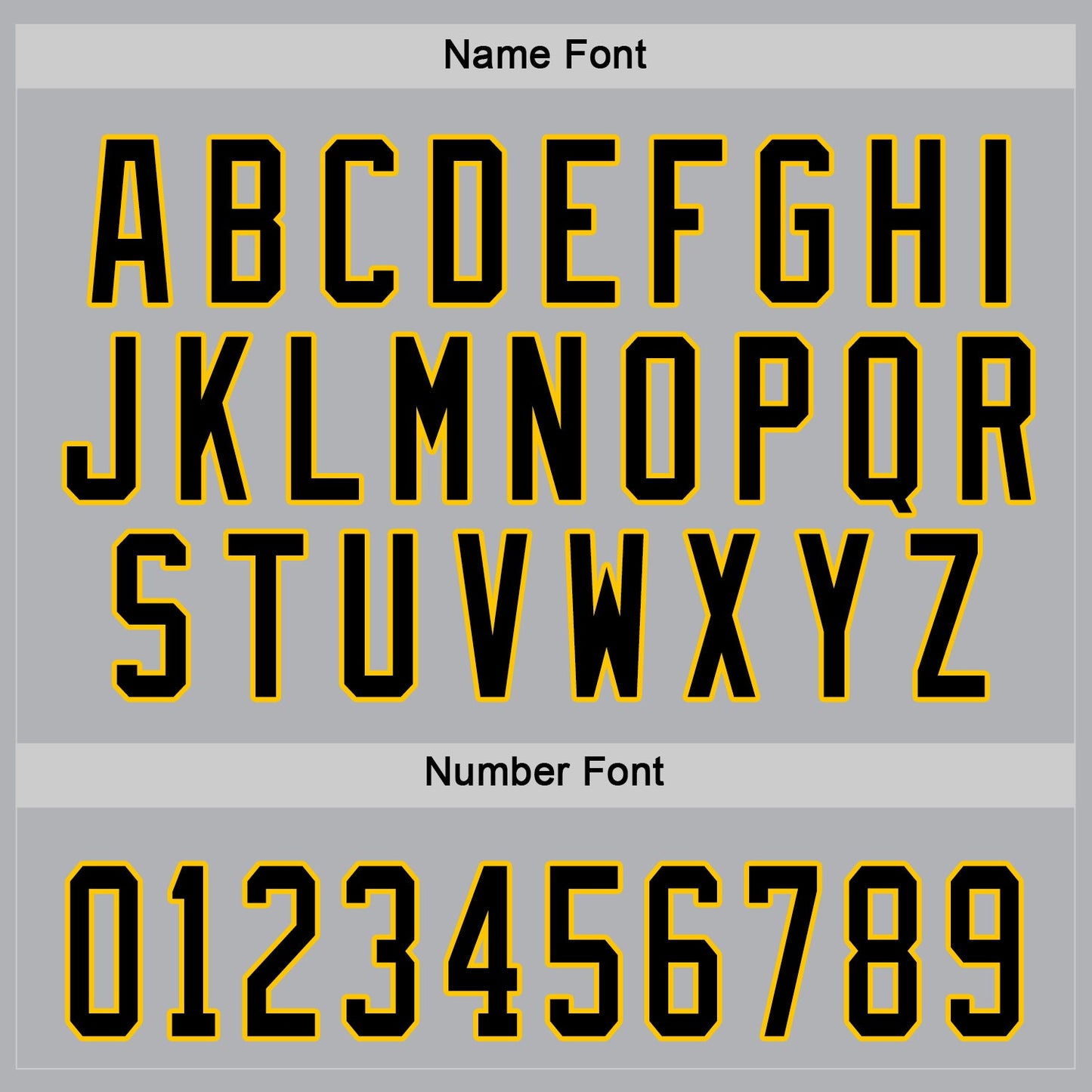 Custom Gray Black-Gold Hockey Jersey view 3